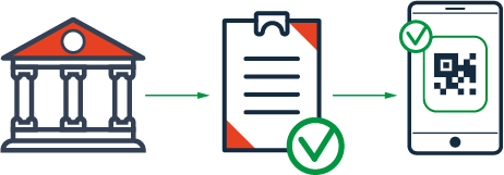Graphic describing immunity passport